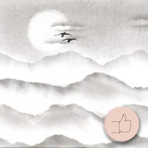 Ködös hegyek grafittal